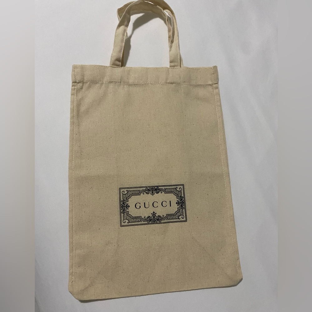 Gucci Linen Cloth- Shopping Tote - Picture 10 of 11
